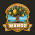 design high quality mango juice tree mascot logo with t shirt design