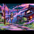 design anime background graphics novel and environment art
