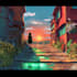 make anime, game ,visual novel and background in anime style