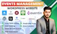 create event listing ticket selling marketplace wordpress website event calendar