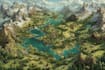 create custom fantasy map illustration