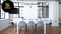 design zoom virtual background with your logo
