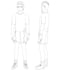 draw character reference sheet in anime style