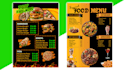 design creative food restaurant menu design