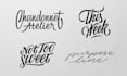design a custom hand lettered signature logo
