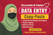 do fastest data entry and typing work in low price