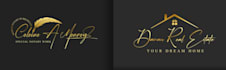 do unique script style mobile notary signature logo design