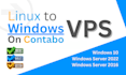 install windows 10, windows server 2016 or 2022 on your contabo vps fast