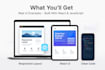 build responsive frontend website UI using react
