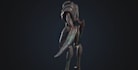 mend 3d alien character,crustacean creature,sea monster,game asset,sculpture,ue5