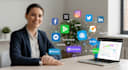 be your social media manager and schedule posts using buffer, sprout social