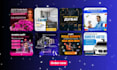 design creative facebook and instagram ad images or posts