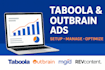 setup, manage taboola, outbrain, native ads campaign optimization