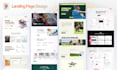do website mockup, figma landing page design, figma mockup