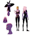 draw custom character design or reference sheet for you