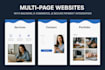 create a modern full stack website
