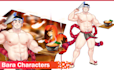 character desing bara muscle