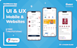 design intuitive mobile app UI UX in figma, app ui ux design, prototyping