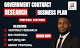 research government contracts and write your rfp rfq bid proposal response