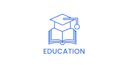 educational, courses, academy, training and learning logo