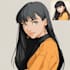 create portrait, bust up, pfp, in cool anime style