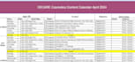 create social media marketing content calendar planner