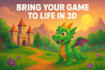 create low poly 3d models for games, web, or animation