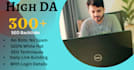 build 300 manual high da backlinks