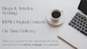 write b2b SEO articles and blog posts for you