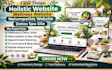design holistic website wellness website naturopathic website detox spa website