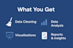 clean, analyze, and visualize your data using python