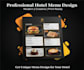 create luxury and modern hotel restaurant menu designs