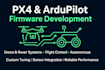 develop firmware for drone, rover using px4, ardupilot