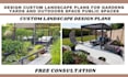 design custom landscape plans for gardens yards and outdoors space public spaces