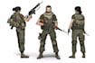 draw 2d game art military character design