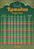 design a hijri calendar with prayer times