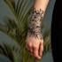 custom an abstract black tattoo design