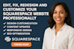 edit squarespace, custom squarespace, update squarespace, squarespace migration