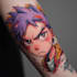 make comic cartoon anime tattoo design