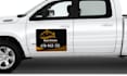 do car magnet, vehicle door magnet and window decal sign