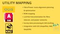 do cad drafting survey power fiber topology cross section