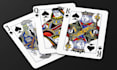 design custom playing card,uno poker card,board game  card box mockup