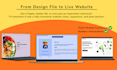 convert your design to website figma to code HTML CSS javascript developer