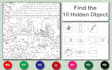 do create hidden object pictures and look for illustrations