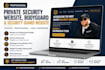 private security website, security website, bodyguard, security guard