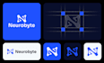 create unique timeless modern tech, saas, blockchain, digital logo design