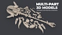 create 3d print ready stl models for props, parts and collectibles