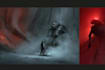do sci fi horror and fantasy scene concept art illustrations