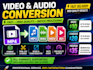 convert, edit, and batch process mp4 and mp3 files
