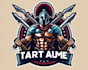 create retro custom knight warrior logo